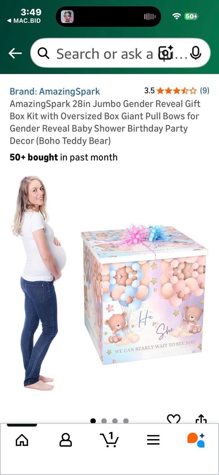 Kit With Oversized Box Giant Pull Bows Boy ...