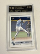 2022 Topps Series 1 - Image Variation Wander Franco #215 Throwing (RC) FCG Grade