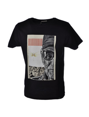 Obvious Basic Herren T-Shirt Kurzarm Blau Größe S-M