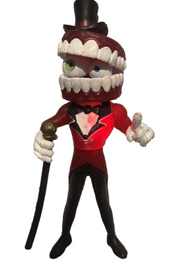 Caine Digital Circus Handmade Custom Figure 10  Fan Art Collectible Villago