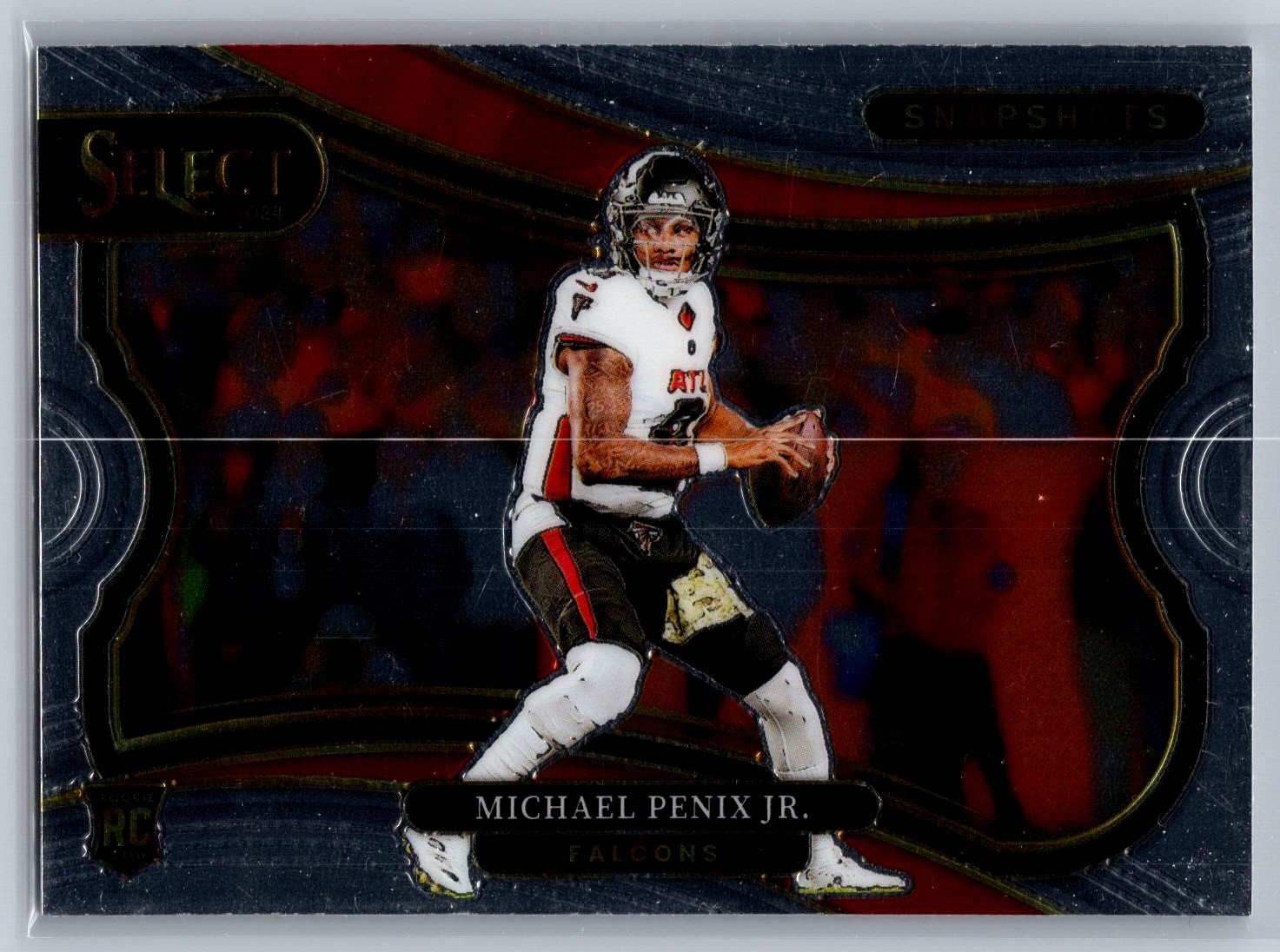 2024 panini select football michael penix jr. snapshots rookie card #13