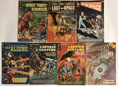 Gold Key/Whitman Lot- Space Family Robinson, Captain Johner, Venture, Star Trek