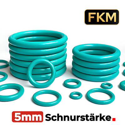 O-Ringe Dichtringe Dichtungsringe Ø 5 - 340 mm / Schnurstärke 5,0 mm / FKM 75