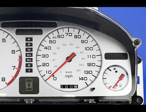 White Face Gauges for 1991-1992 Acura Legend - Picture 3 of 4