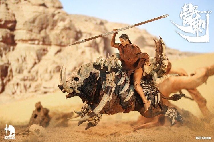 New D20 Studio 1/12 Bone Stabber Warcraft Mount Armor Giant Wild