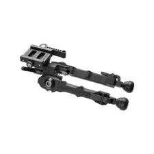 Accu-Tac BR-4 Gen 2 Bipod Arca Rail Mount 5.75" to 8.625" Aluminum Black BRAS-G2