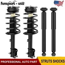 Set 4 Front & Rear Struts Shocks Assembly for 2007-2012 Nissan Sentra Sedan 2.0L