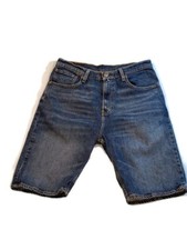 LEVI S 569 Straight Fit 100 Cotton Denim Blue Jean Shorts Loose Fit Men's Sz 31