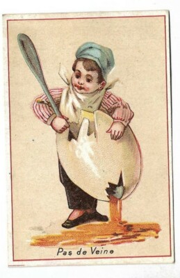 No vein - Hull egg - - Chromo A la Ville de Metz - Trade Card