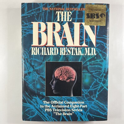 The Brain by Richard Restak MD Large Hardcover Biology Science Anatomy Book