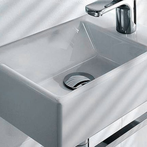 Ablaufgarnitur Pop Up Abfluss Ventil Push Open Waschbecken Waschtisch Stöpsel DE - Bild 9 von 12