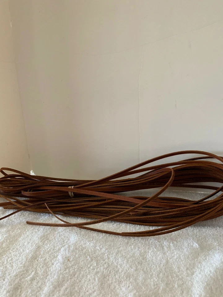 RAWLINGS/TANNERS PREMIUM LEATHER GLOVE LACE 3/16" BY 72" JAPANESE TAN COLOR