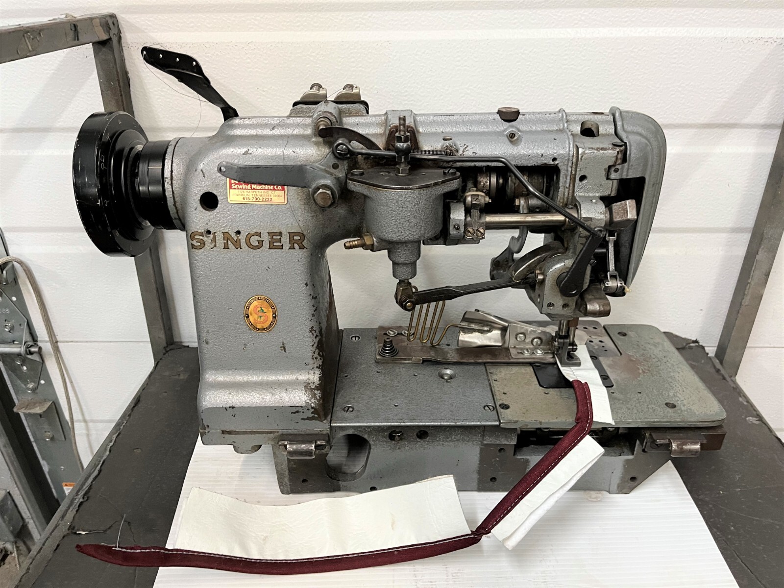 SINGER 300W104 1NEEDLE WALKING FT CHAINSTITCH HEADONLY INDUSTRIAL