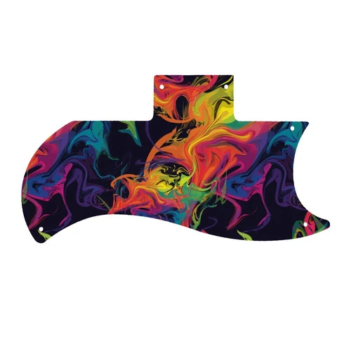 Pickguard For Gibson 1971-2018 Or 1961 RI Half Face SG rainbow swirl