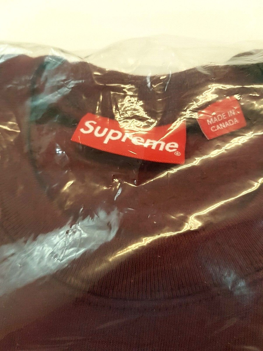 Supreme Gonz Heads Crewneck Sweater Burgundy Size L Mens