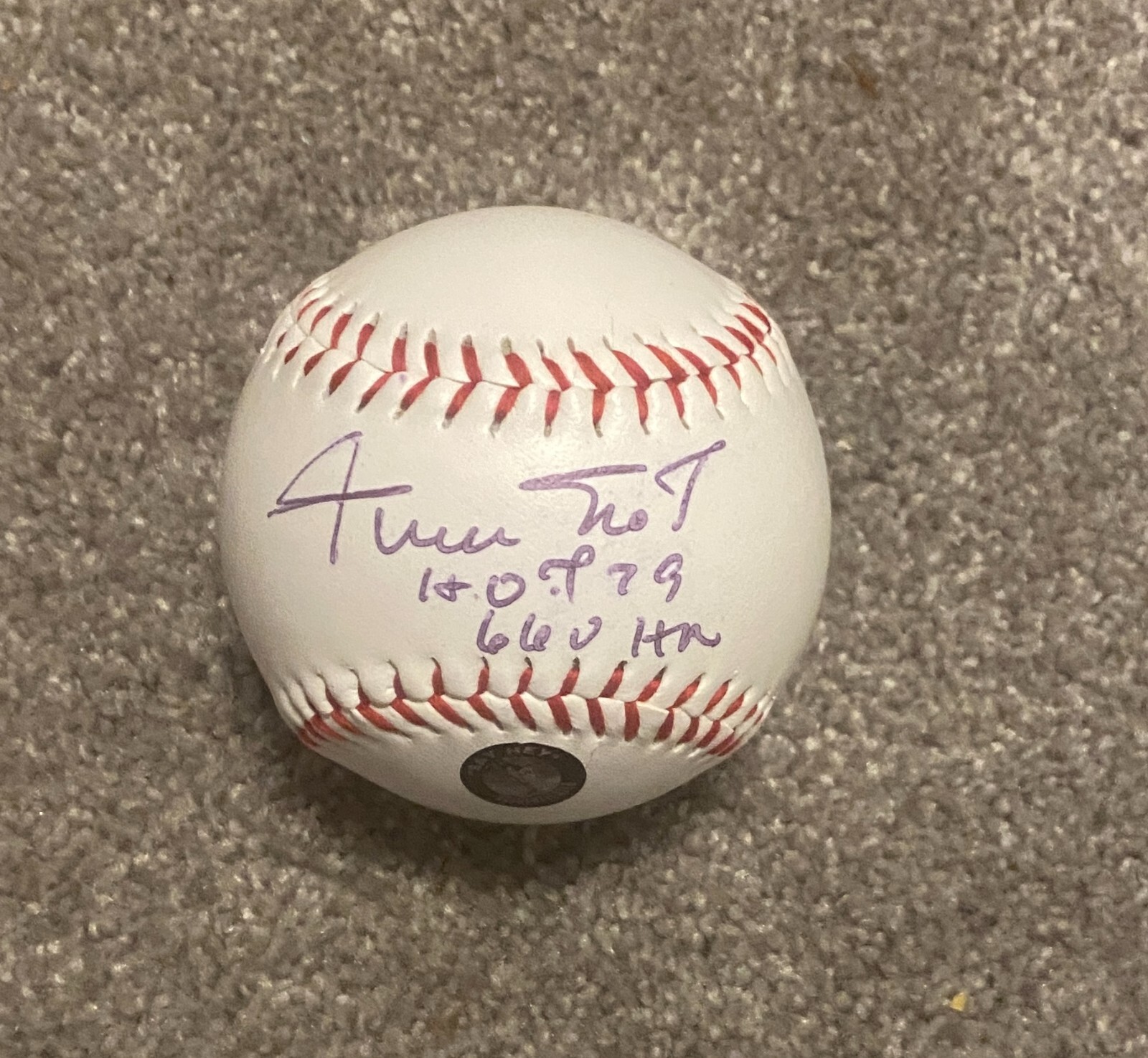 Willie Mays Signed Baseball Say Hey Kid HOF 79 660 HR COA eBay