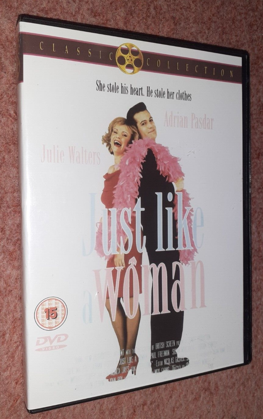 JUST LIKE A WOMAN Julie Walters Adrian Pasdar RARE (UK RELEASE) DVD