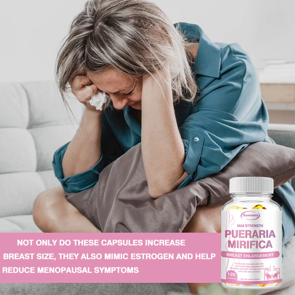 120pcs Pueraria Mirifica 5000mg - Natural Breast Enlargement, Hormone Support - Image 4 of 4