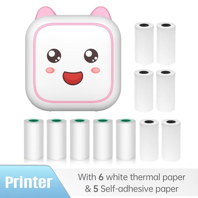 -Thermodrucker, multifunktional, tragbar, Sticker-Maker, sofortiger W6N5