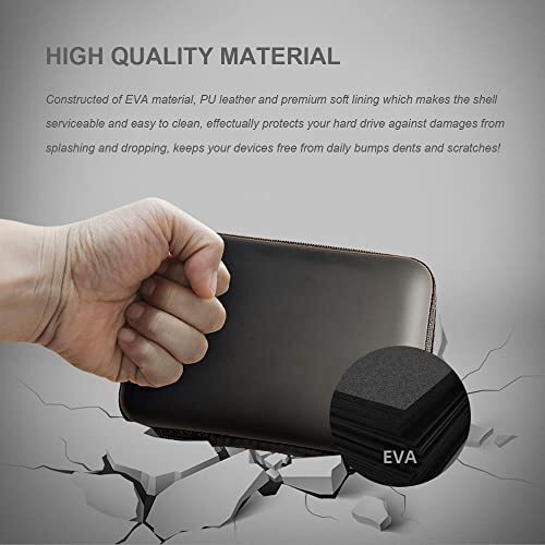 Hard Drive Carrying Case Bag Storage Organizer Universal Carry Pouch - 第 4/7 張圖片