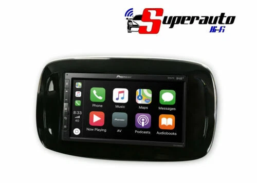 Autoradio e frontalini da auto dimensione 2 DIN con bluetooth per Smart