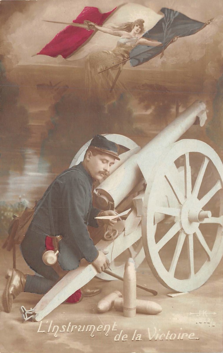 Carte Postale Ancienne Patriotique - Thème Militaire France