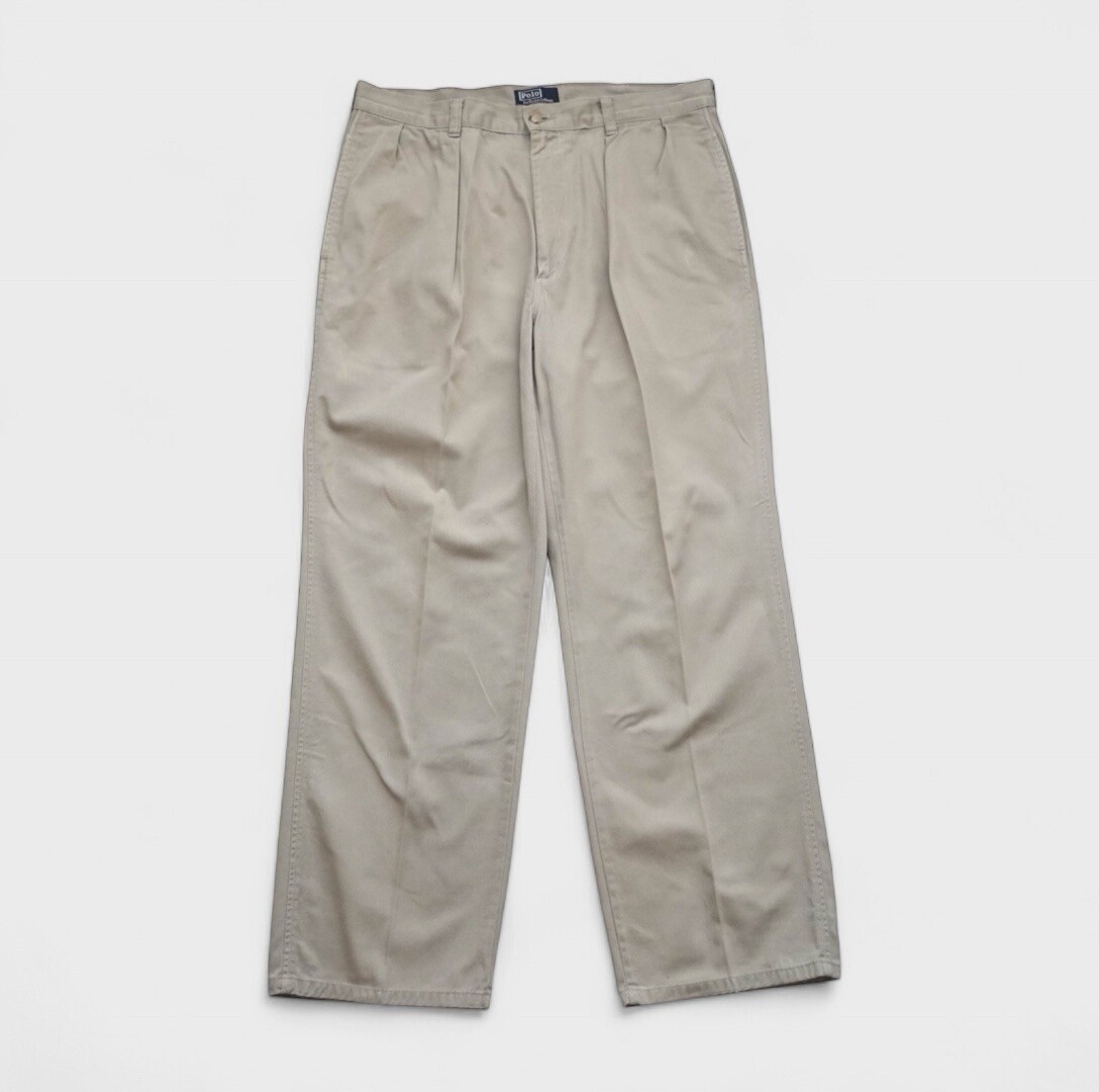 80s USA製Polo by RalphLauren chino pants RARE Polo Ralph Lauren Men's Chino Pants 80's Archival