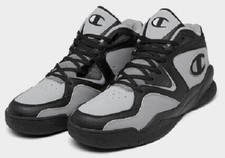 CHAMPION ZONE US1 MID LACE-UP SNEAKERS MEN SHOES BLACK/CONCRETE SIZE 11.5 NEW