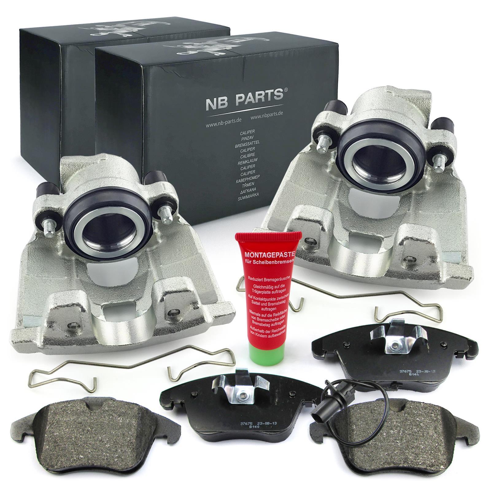 Front Brake Calipers Brake Pads Set for Audi A4 B8 8K2 8KH 8K5 A5 8T3 8F7 8TA