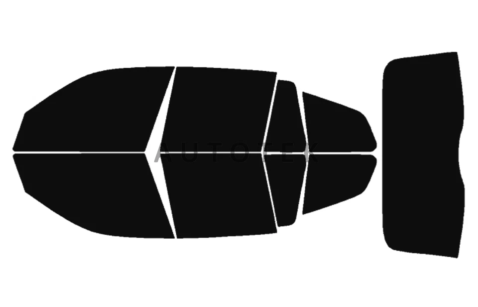 Película precortada en todos los lados + ventana trasera cualquier tono % VLT para BMW X3 (2004-2010) Foto 3 de 4