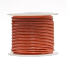 14 AWG Gauge GPT Marine Wire Stranded Hook Up Wire Orange 100 ft 0.071" 60 Volts
