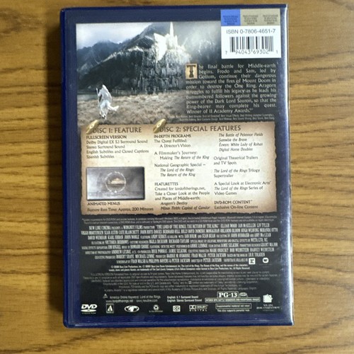 The Lord Of The Rings - The Motion Picture Trilogy (Full Screen Edition) CIB - Picture 15 of 24