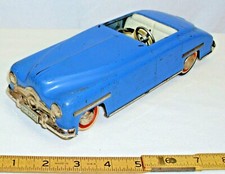 DISTLER PACKARD CONVERTIBLE D-3150 TIN WIND UP TOY CAR 1940s WORKS