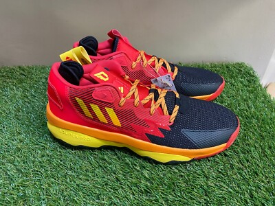 Adidas Dame 8 Pixar Mr. Incredible Red Basketball Shoes HR1562 Men