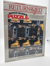Vintage 1983 Star Wars Return Of The Jedi Match Blocks Puzzle Craftmaster SEALED