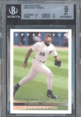 1993 Upper Deck #555 Frank Thomas Chicago White Sox HOF BGS 9 MINT
