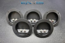  5 PCS CIRCLE SPEAKER JACK NICKEL TERMINAL CUP SCREW SPEAKER SUBWOOFER BOX TCRB