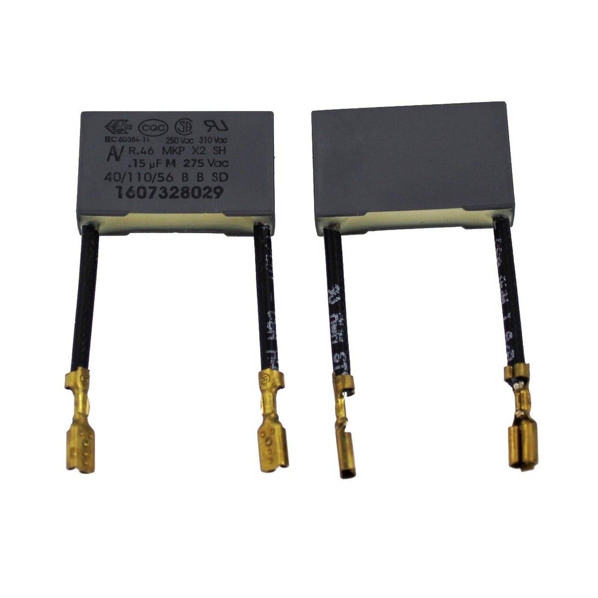 010 450 MKP Motor-Betriebskondensator 1µF 450V Comar Kabel
