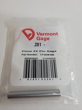 Vermont Gage - 111228100 - .281" Minus - Class ZZ Pin Gage