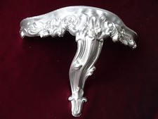 Table Console M Baroque Argent 31x21x12cm Rétro Miroir Mural Dépôt Neuf