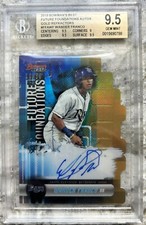 2019 Wander Franco Bowman Gold Refractor #/50 Auto Bgs 9.5 GEM MT