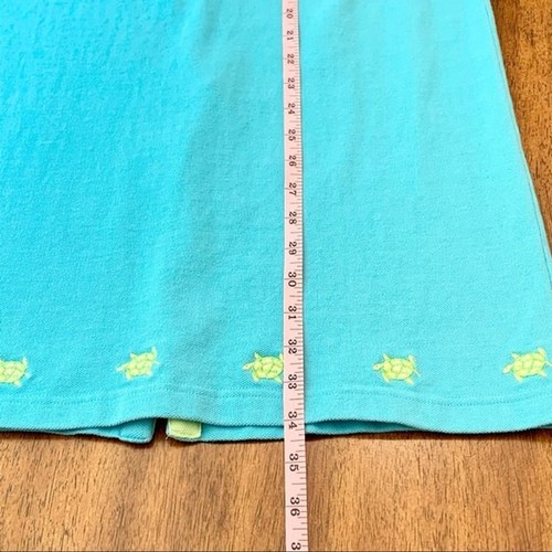 The Quacker Factory Turtle Embroidered Pull On Midi Skirt Medium - Picture 8 of 8