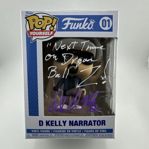 DRAGON BALL Z - D KELLY NARRATOR SHENRON #01 SIGNED & QUOTED BY D KELLY FUNKO!