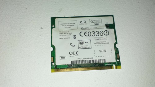 Carte wifi miniPCI Intel WM3A2200BG - Photo 2/2