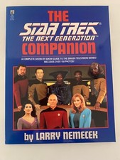 The Star Trek Next Generation Companion by Larry Nemecek 1992 TPB 1st Print VG