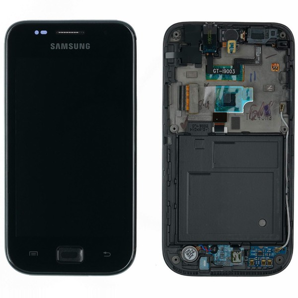 Samsung Galaxy Sl I9003 Display Lcd Touchscreen Scheibe Glas Kleber-image