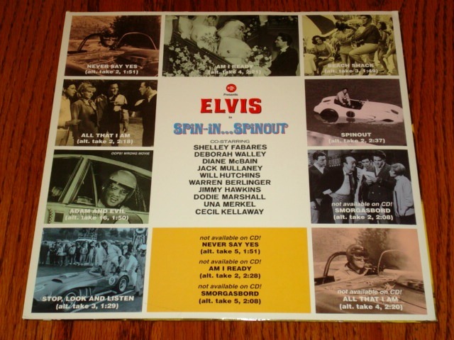 ELVIS PRESLEY SPIN-IN.SPINOUT 10-INCH RECORD YELLOW VINYL ELVIS PRESLEY SPIN-IN.SPINOUT 10-INCH RECORD YELLOW VINYL