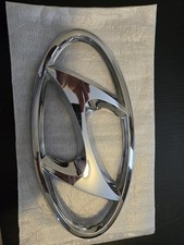 Hyundai Grille Emblem Silver Chrome H Logo Badge For Tucson 2022 2023 2024