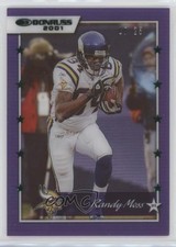 2021 Panini Clearly Donruss Retro 2001 Green 5/25 Randy Moss #01-6 HOF 0q3g