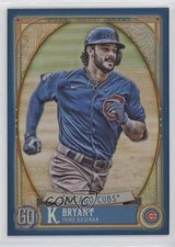 2021 Topps Gypsy Queen Box Topper Chrome Indigo Refractor /150 Kris Bryant k4s